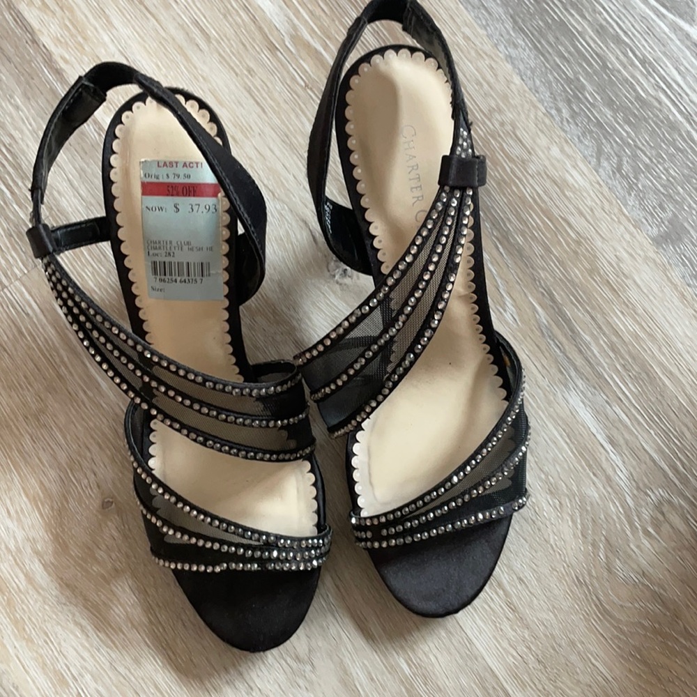 black heels